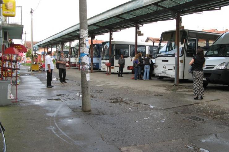 der Busbahnhof Kovin