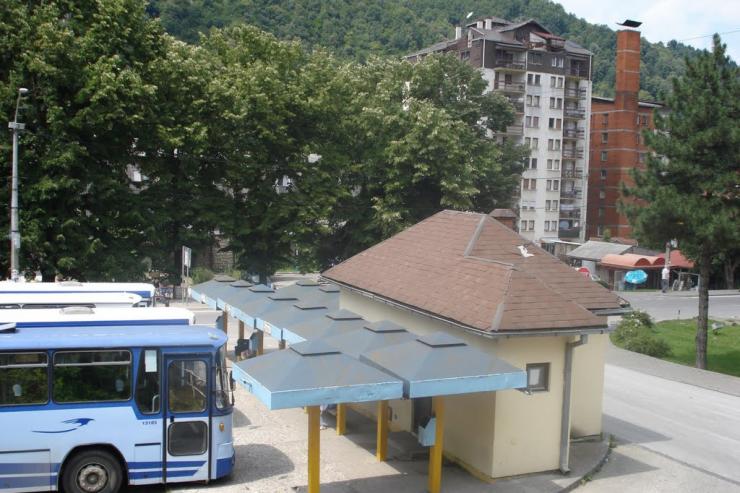 der Busbahnhof Mali Zvornik