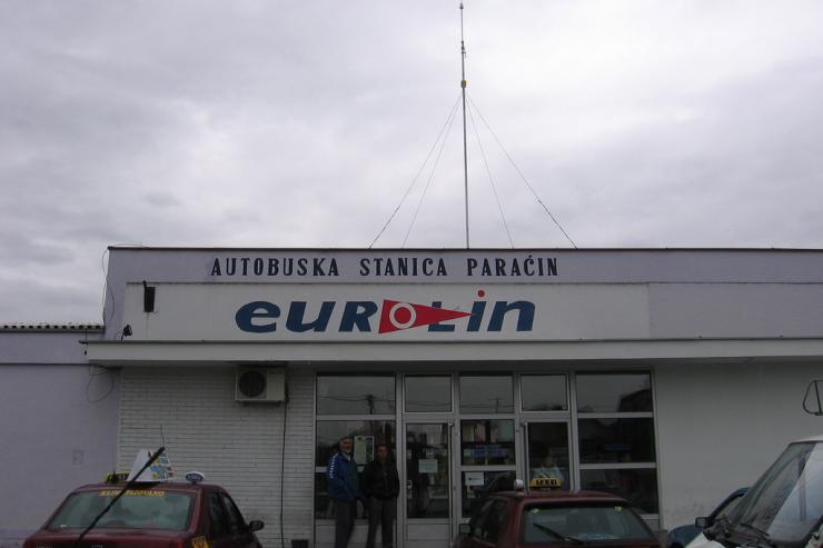 der Busbahnhof Paraćin