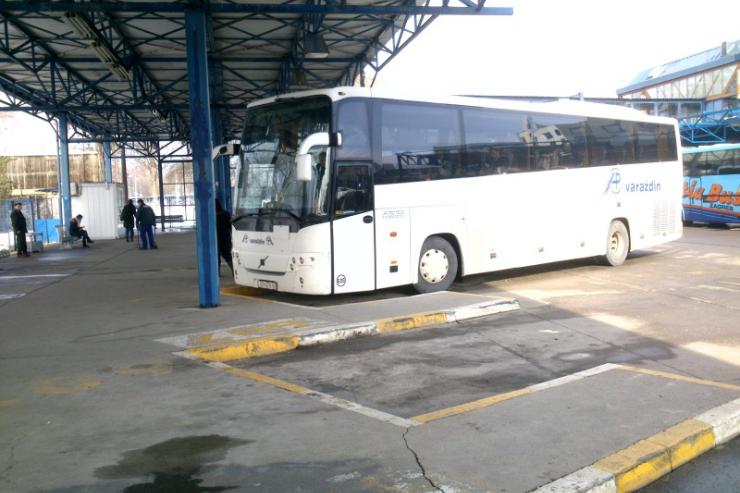 der Busbahnhof Varazdin